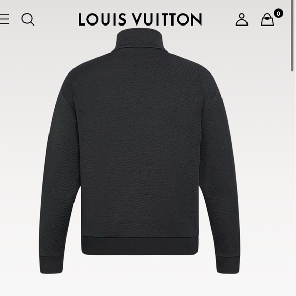 Louis Vuitton Textured Black Jacket - Picture 3 of 8